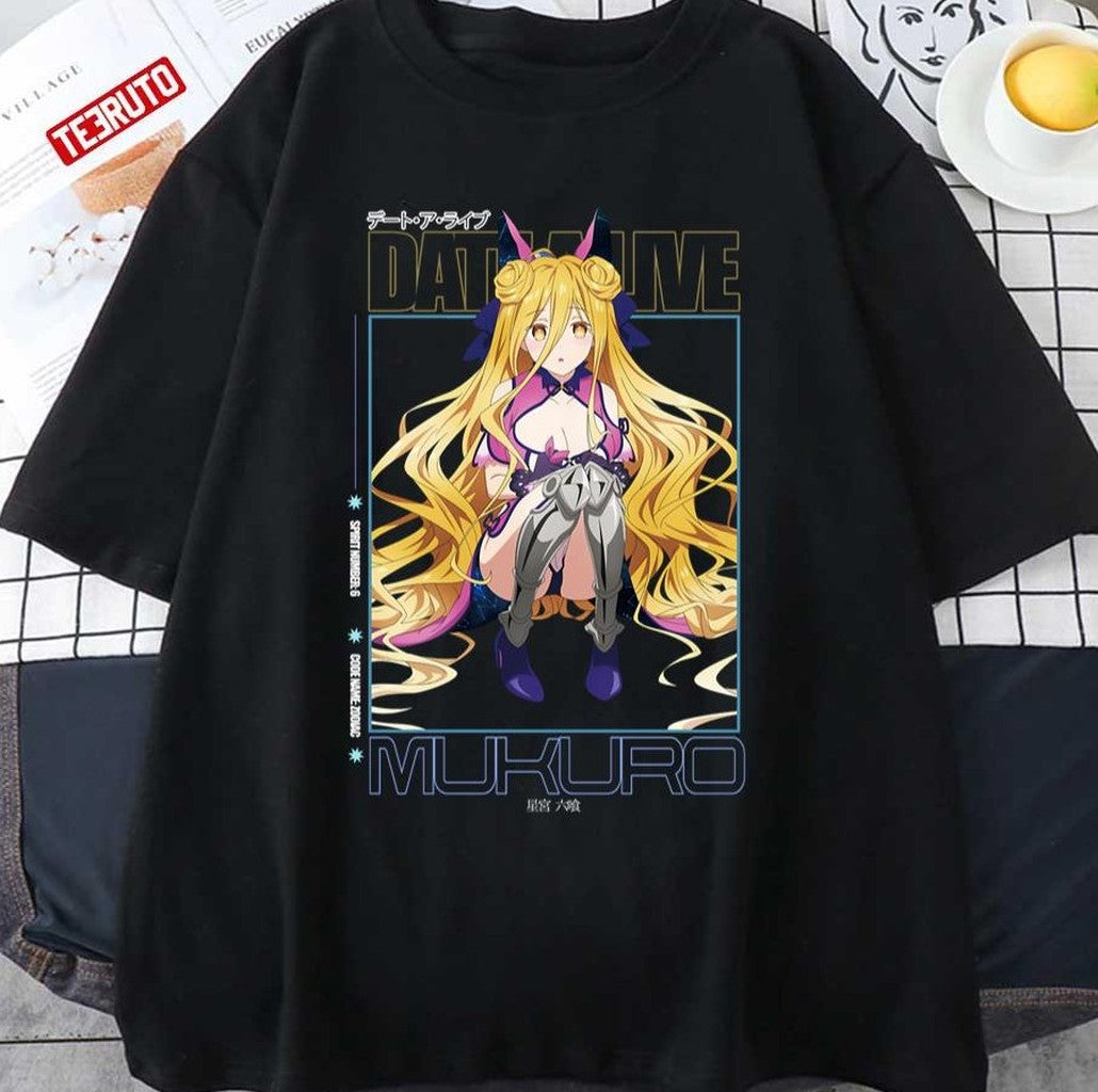 Mukuro Hoshimiya Date A Live Cute Fanart Unisex T-shirt - T-Shirt, Sweatshirt, Hoodie