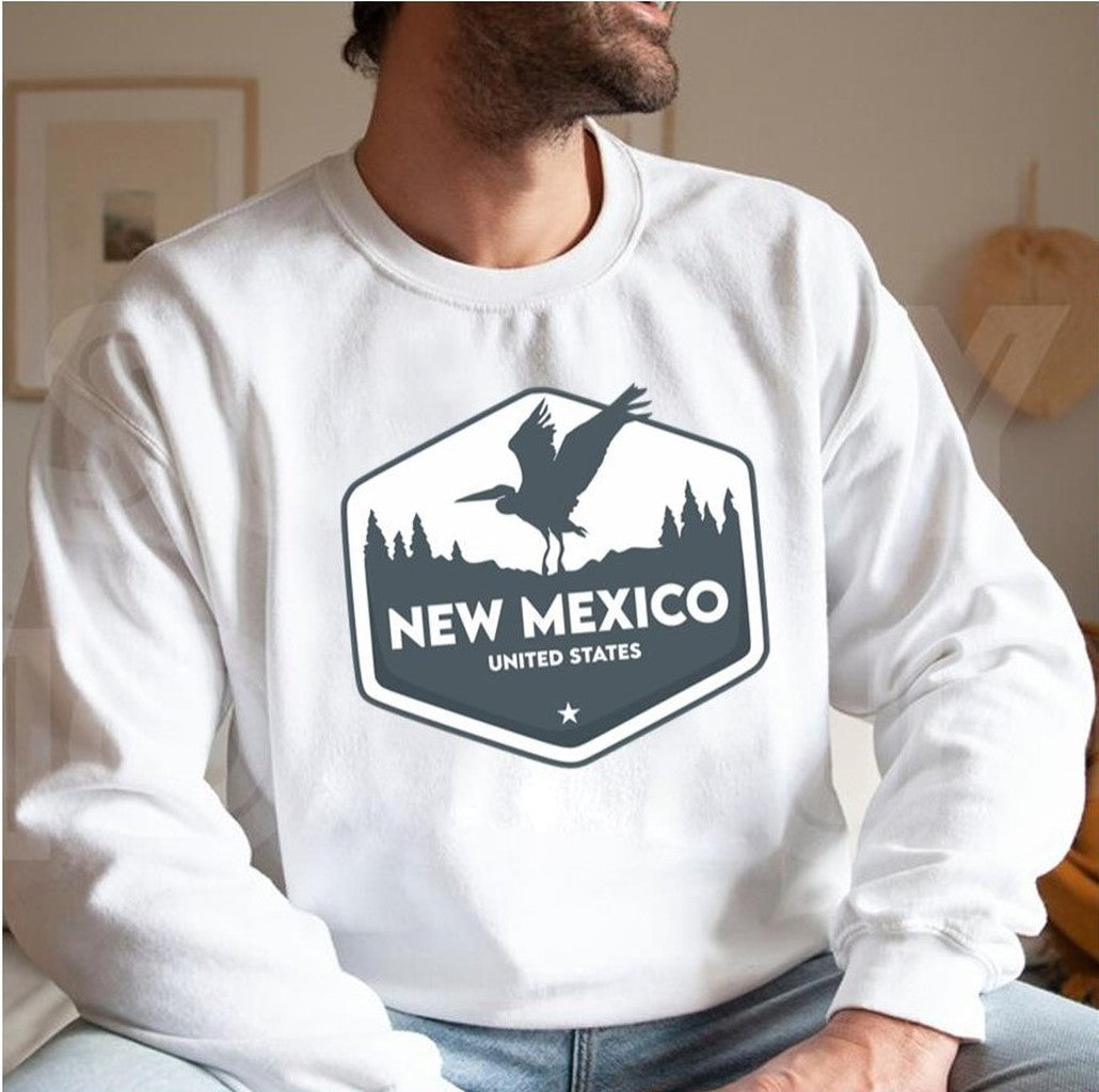 New Mexico United States Logo Unisex Sweatshirt - T-Shirt, Sweatshirt, Hoodie