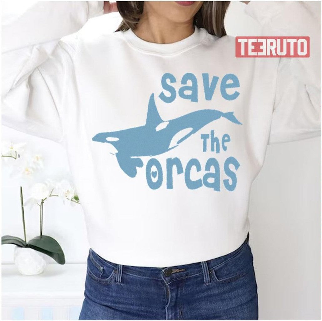 Save The Orcas Sea Creatures Unisex Sweatshirt - T-Shirt, Sweatshirt, Hoodie