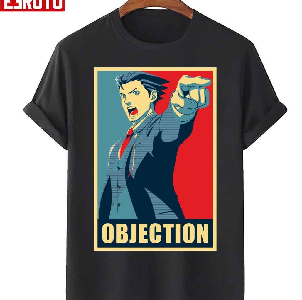 Objection Ace Attorney Unisex T-Shirt - T-Shirt, Sweatshirt, Hoodie