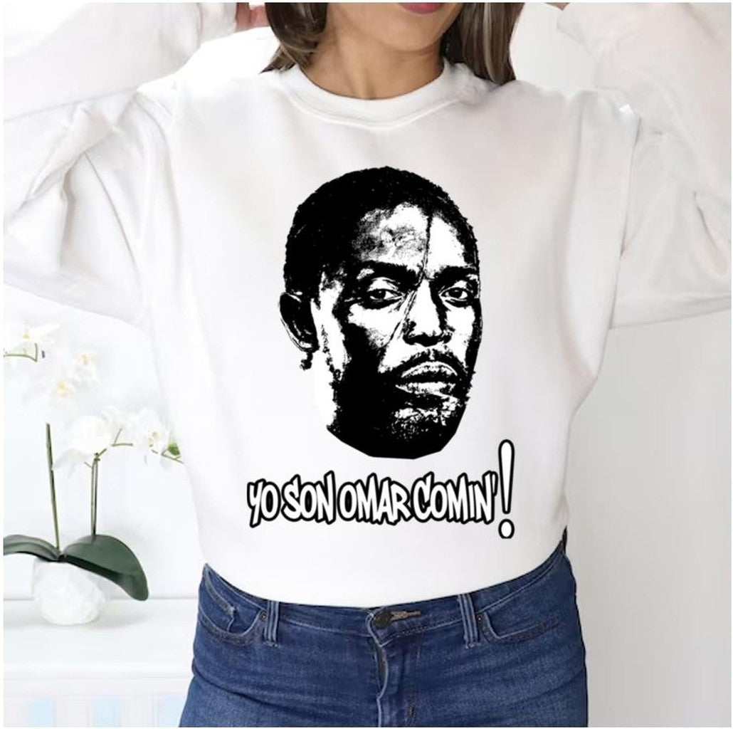 Omar Comin' Cute The Wire Series Unisex Sweatshirt - T-Shirt, Sweatshirt, Hoodie