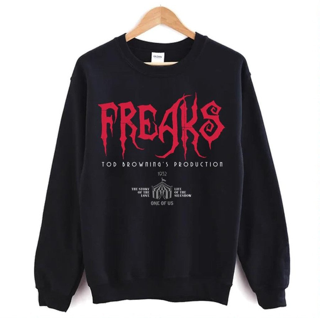 Red Logo Movie Freaks Unisex Sweatshirt - T-Shirt, Sweatshirt, Hoodie