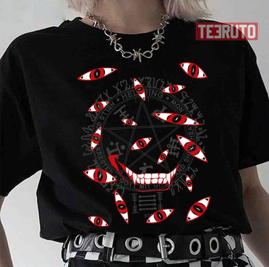Anime Hellsing Eyes Unisex T-Shirt - T-Shirt, Sweatshirt, Hoodie
