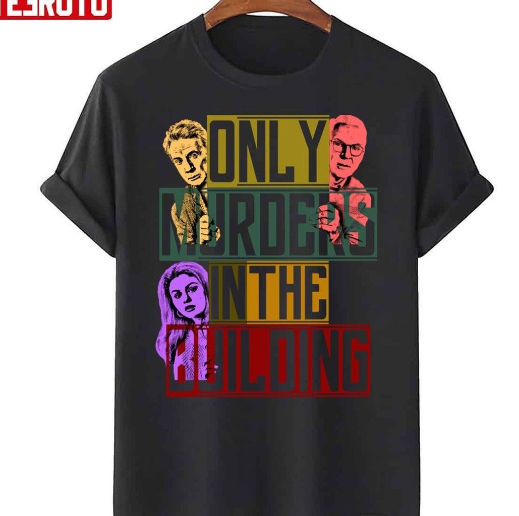Only Murders In The Building Vintage Fanart Unisex T-Shirt - T-Shirt, Sweatshirt, Hoodie