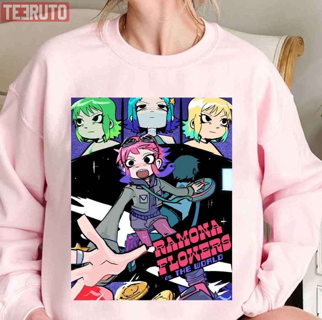 Scott Pilgrim Takes Off Anime Series Unisex Sweatshirt - T-Shirt, Sweatshirt, Hoodie