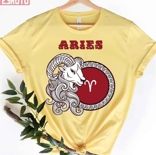 Aries March 21st To April 19th Zodiac Sign Unisex T-Shirt - T-Shirt, Sweatshirt, Hoodie