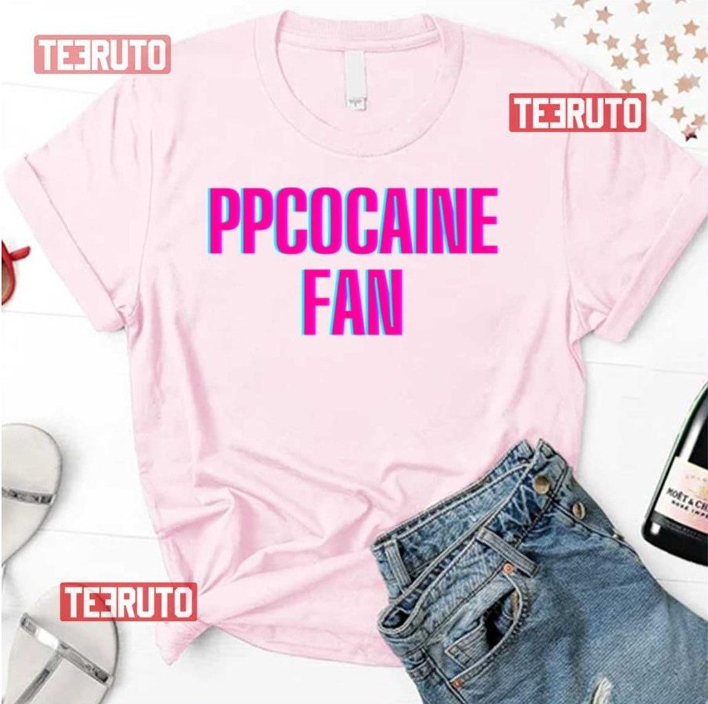 Pink Neon Design Ppcocaine Fan Unisex T-Shirt - T-Shirt, Sweatshirt, Hoodie