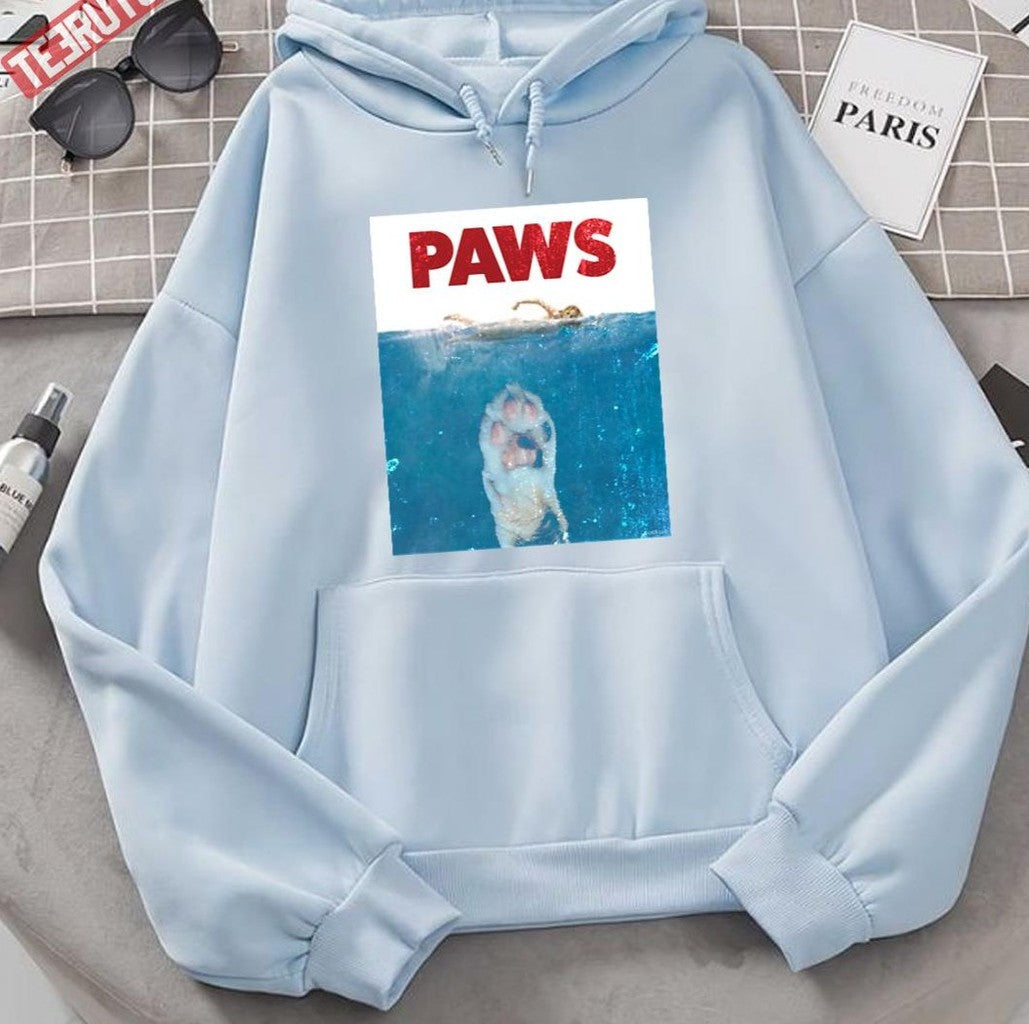 Paws Funny Cat Shark Unisex Sweatshirt - T-Shirt, Sweatshirt, Hoodie
