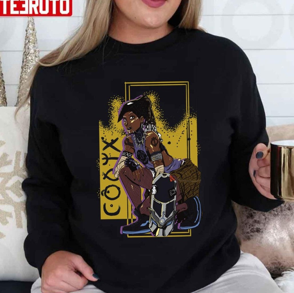 Punk Shuri Cartoon Art Black Panther Unisex Sweatshirt - T-Shirt, Sweatshirt, Hoodie