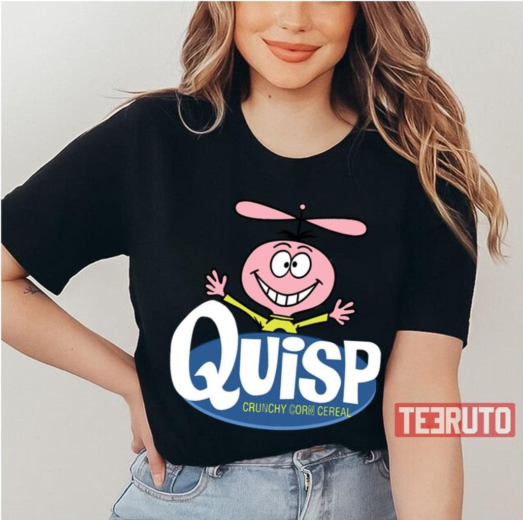 Quaker Quisp Retro Cereal Design Unisex T-Shirt - T-Shirt, Sweatshirt, Hoodie