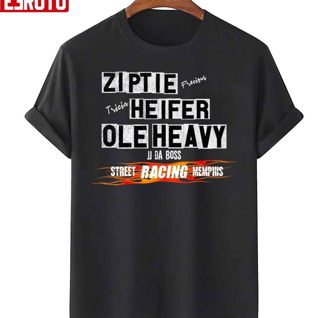 Ole Heavy Heifer And Ziptie Take On The Streets Unisex T-Shirt - T-Shirt, Sweatshirt, Hoodie