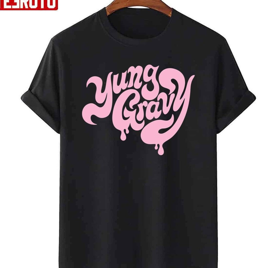 Rapper Yung Gravy Logo Typographic Unisex T-shirt - T-Shirt, Sweatshirt, Hoodie