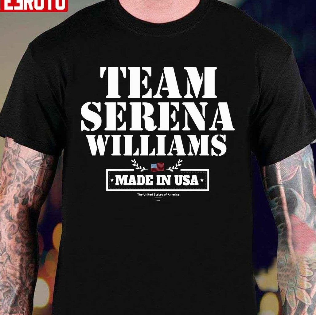 Serena Williams Tennis Made In USA Unisex T-Shirt - T-Shirt, Sweatshirt, Hoodie