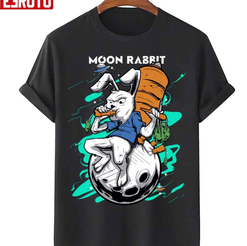 Moon Rabbit Unisex T-Shirt - T-Shirt, Sweatshirt, Hoodie