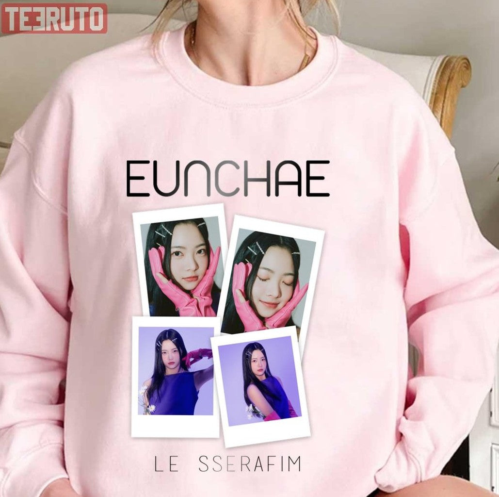 Polaroid Le Sserarim Eunchae Fanmade Unisex Sweatshirt - T-Shirt, Sweatshirt, Hoodie