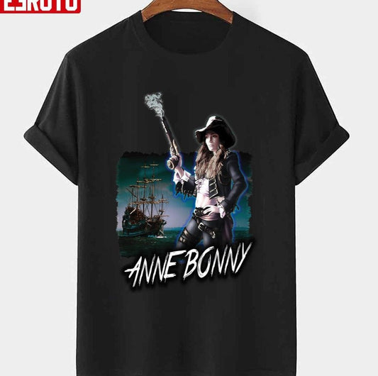 Anne Bonny Pirate Of The Caribbean Graphic Unisex T-shirt - T-Shirt, Sweatshirt, Hoodie