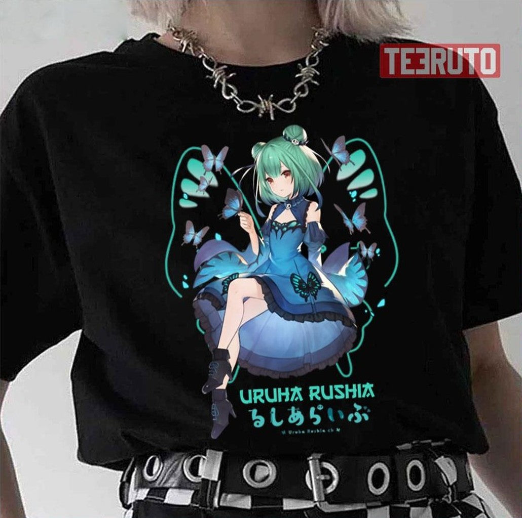 Scene Uruha Rushia Artwork Hololive Unisex T-Shirt - T-Shirt, Sweatshirt, Hoodie