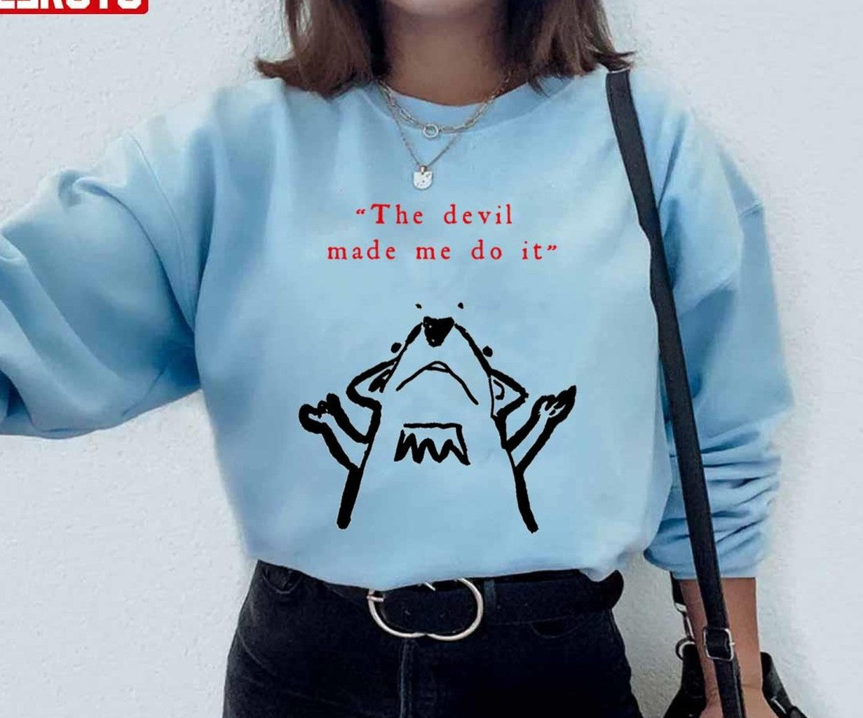 Nanowrimo Tasmania The Devil Made Me Do It Ver 1 Unisex Sweatshirt - T-Shirt, Sweatshirt, Hoodie