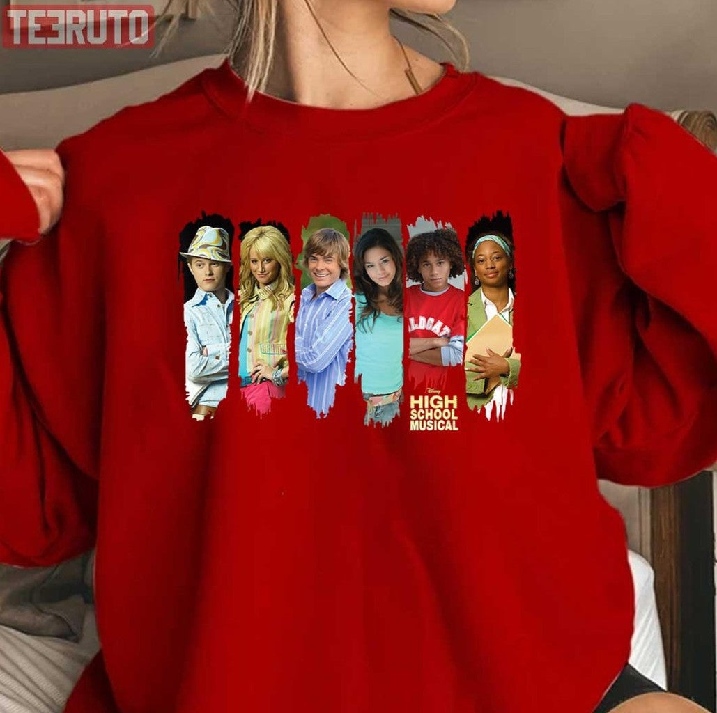 Music Movie Cute Characters High School Musical Unisex Sweatshirt - T-Shirt, Sweatshirt, Hoodie