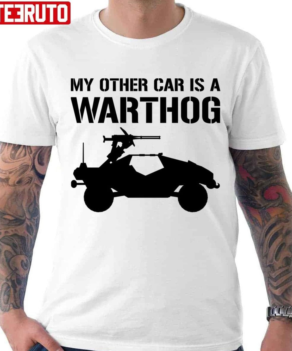 My Other Car Is A Warthog Profile Halo Infinite Unisex T-shirt - T-Shirt, Sweatshirt, Hoodie