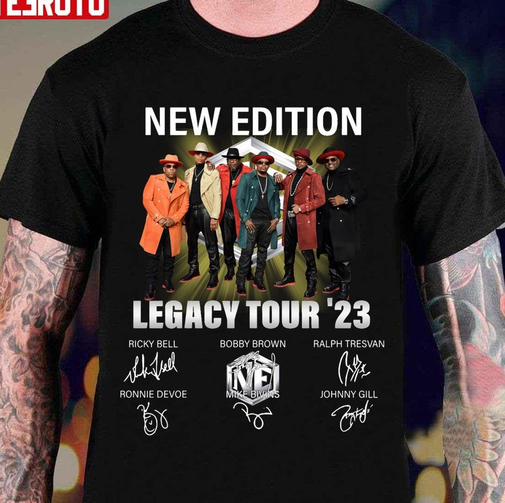 New Edition Signature Ricky Martin Unisex T-Shirt - T-Shirt, Sweatshirt, Hoodie