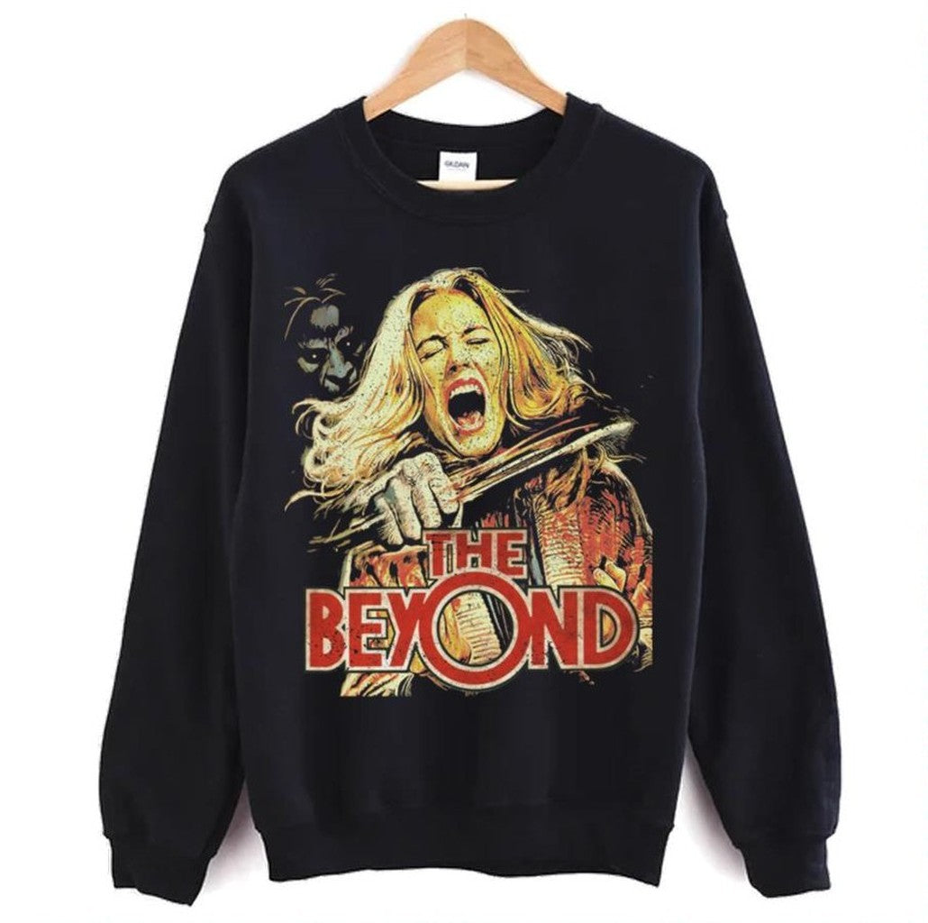 Retro The Beyond Fulci Cult Horror Fan Art Unisex Sweatshirt - T-Shirt, Sweatshirt, Hoodie