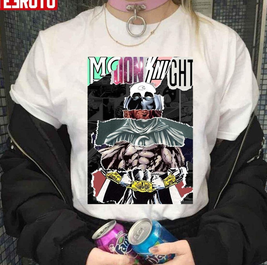 Moon Knight Ripped Unisex T-Shirt - T-Shirt, Sweatshirt, Hoodie