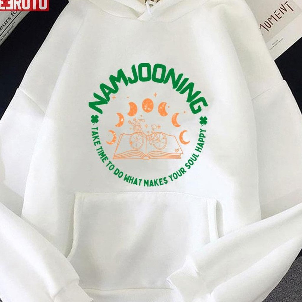 Namjooning Quote Bicycle Moon BTS RM Unisex Hoodie - T-Shirt, Sweatshirt, Hoodie
