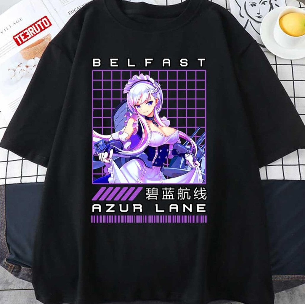 Belfast Vintage Azur Lane Awesome For Fan Unisex T-shirt - T-Shirt, Sweatshirt, Hoodie