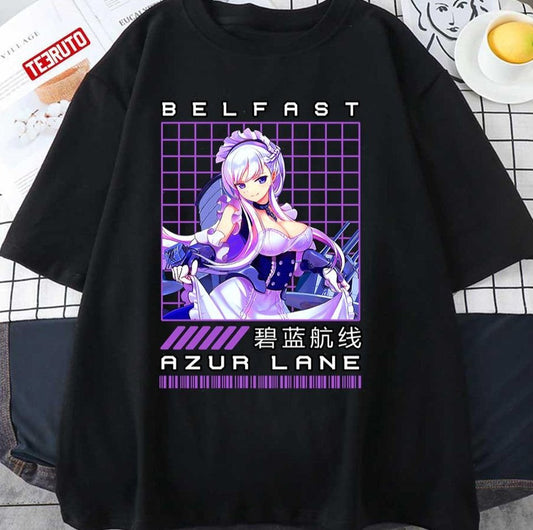 Belfast Vintage Azur Lane Awesome For Fan Unisex T-shirt - T-Shirt, Sweatshirt, Hoodie