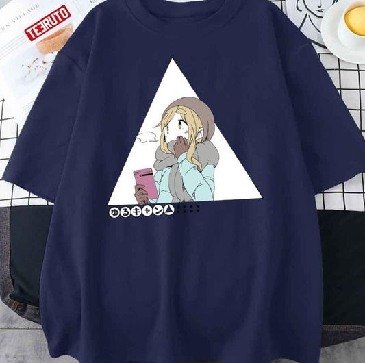 Aoi Inuyama Yuru Camp Anime Unisex T-Shirt - T-Shirt, Sweatshirt, Hoodie