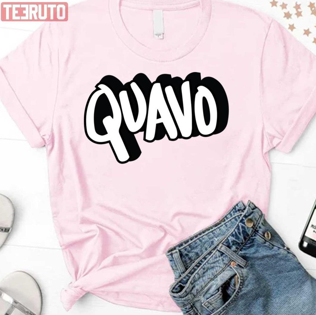 Quavo Typo Design Name Quavo Huncho Unisex T-Shirt - T-Shirt, Sweatshirt, Hoodie