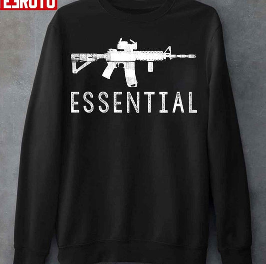 Ar15 White Distressed American Flag Unisex Sweatshirt - T-Shirt, Sweatshirt, Hoodie