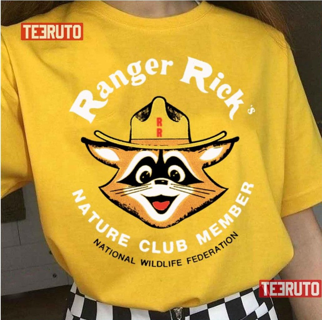 Ranger Rick's Nature Club Vintage Member Badge Unisex T-Shirt - T-Shirt, Sweatshirt, Hoodie