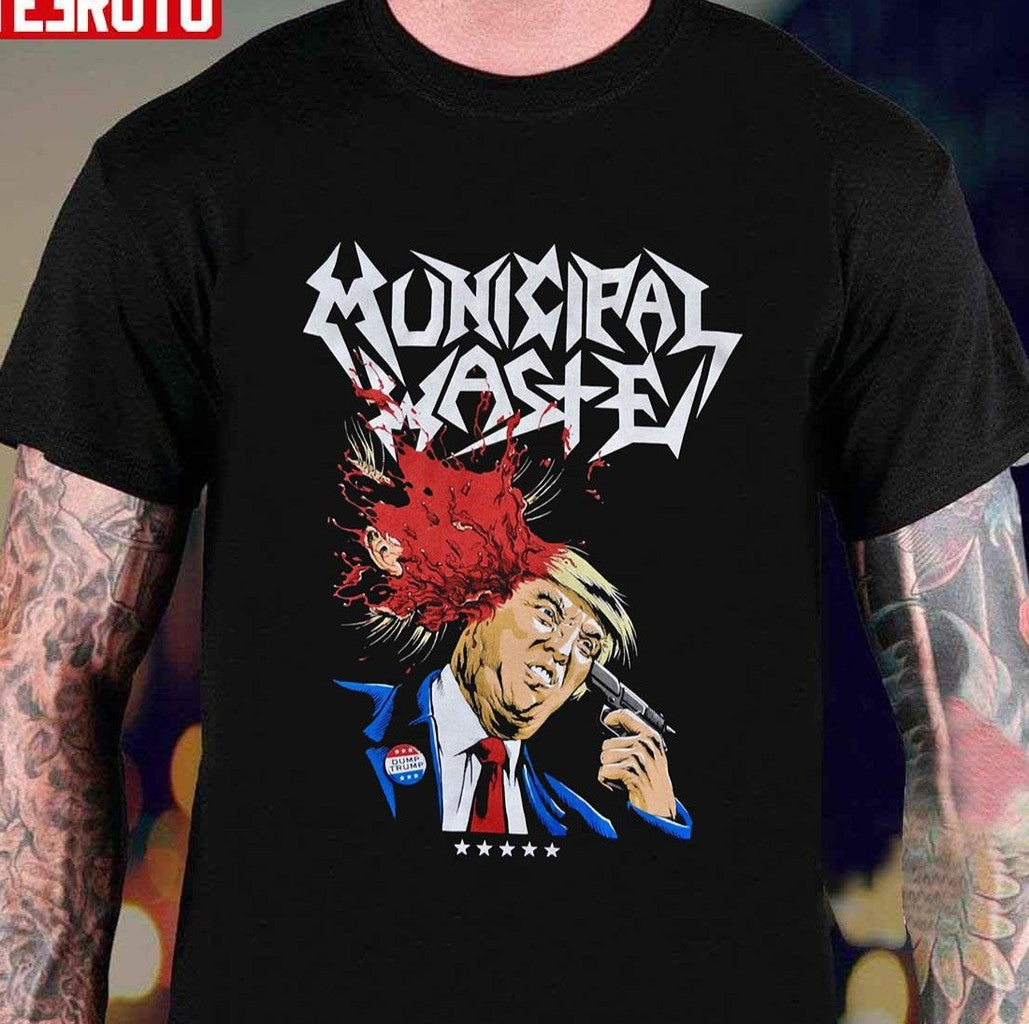 Municipal Waste Trending Donald Trump Horror Unisex T-Shirt - T-Shirt, Sweatshirt, Hoodie