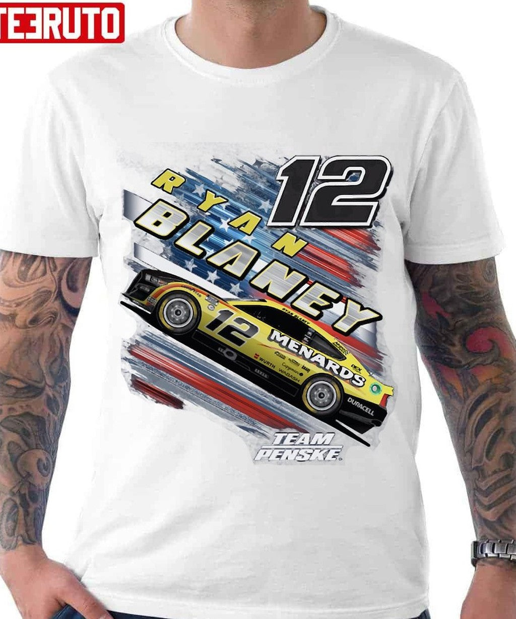 Ryan Blaney Patriotic Unisex T-Shirt - T-Shirt, Sweatshirt, Hoodie