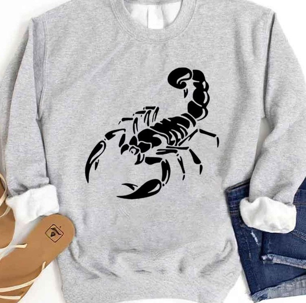 Scorpion Black Art Unisex Sweatshirt - T-Shirt, Sweatshirt, Hoodie