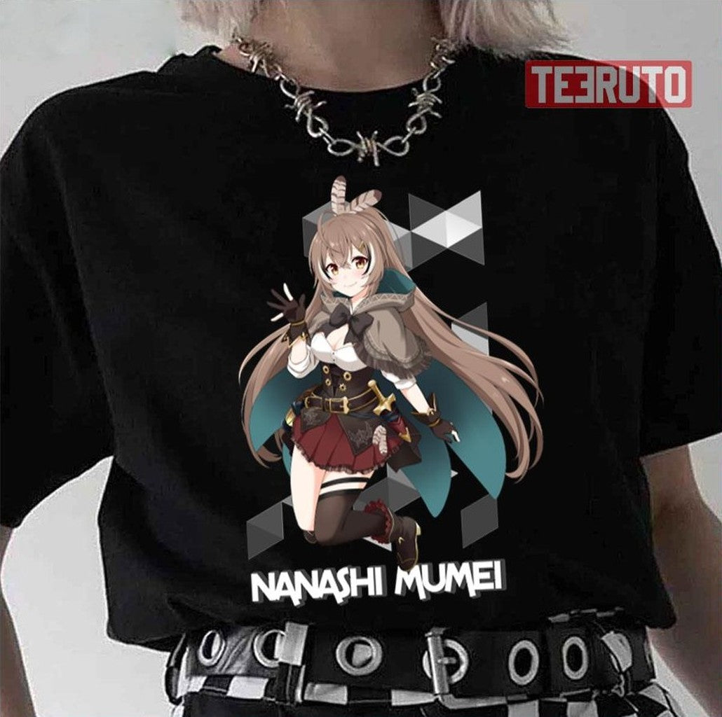 Nanashi Mumei Hololive Illustration Unisex T-Shirt - T-Shirt, Sweatshirt, Hoodie