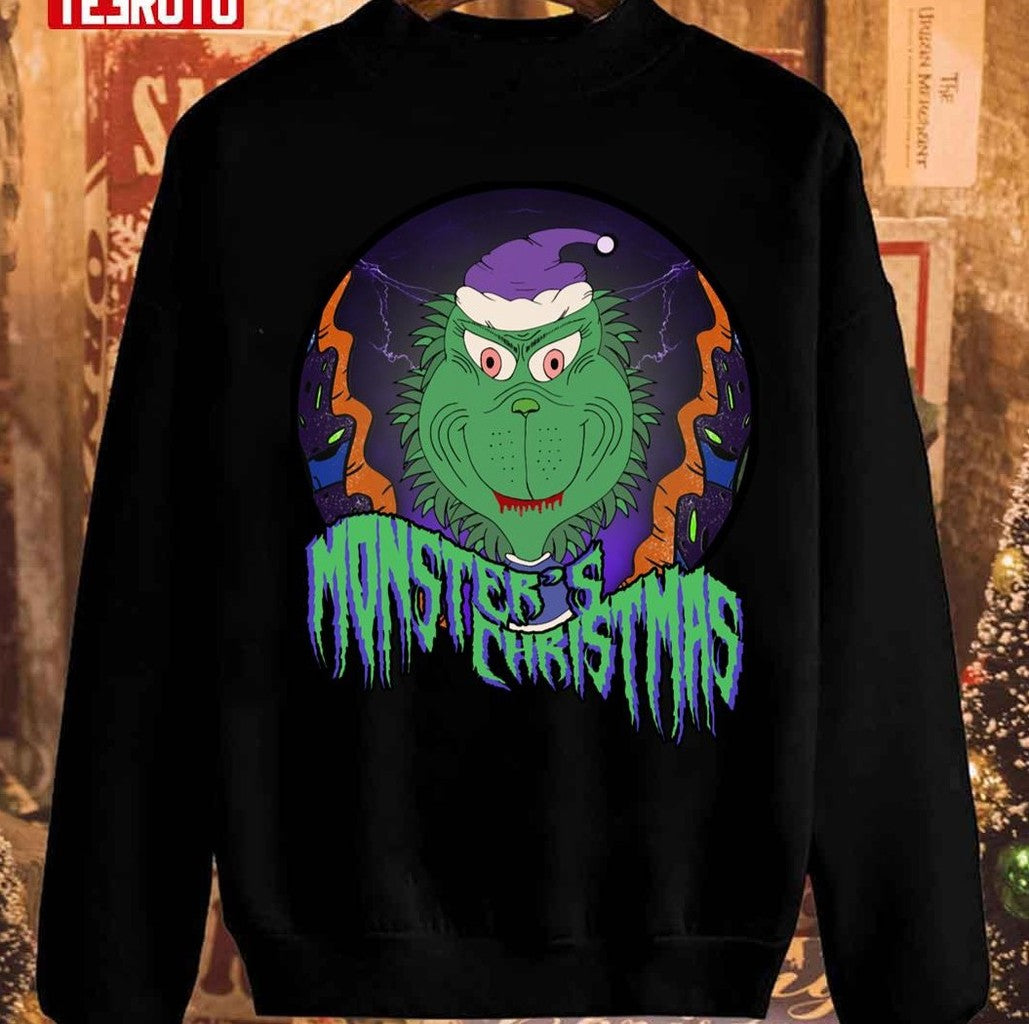 Monster's Christmas Unisex Sweatshirt - T-Shirt, Sweatshirt, Hoodie