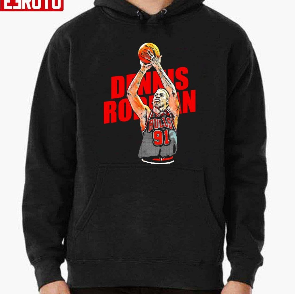 Nba Player Dennis Rodman Sport Basketball Scottie Unisex Hoodie - T-Shirt, Sweatshirt, Hoodie