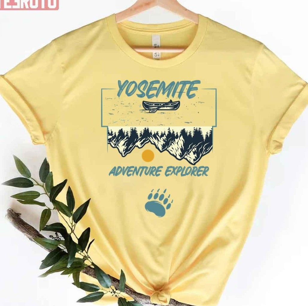 Save Yosemite Yosemite Adventure Explorer Unisex T-Shirt - T-Shirt, Sweatshirt, Hoodie