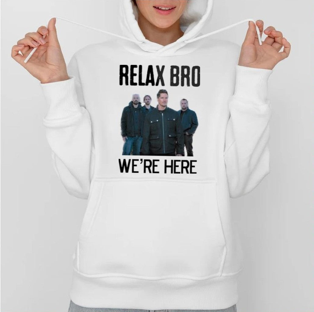Relax Bro We're Here Ghost Adventures Unisex Hoodie - T-Shirt, Sweatshirt, Hoodie