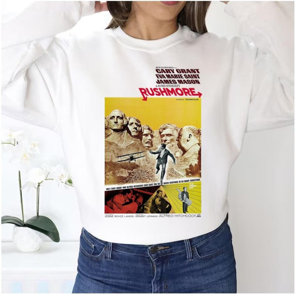 North By Northwest X Rushmore Unisex Sweatshirt - T-Shirt, Sweatshirt, Hoodie