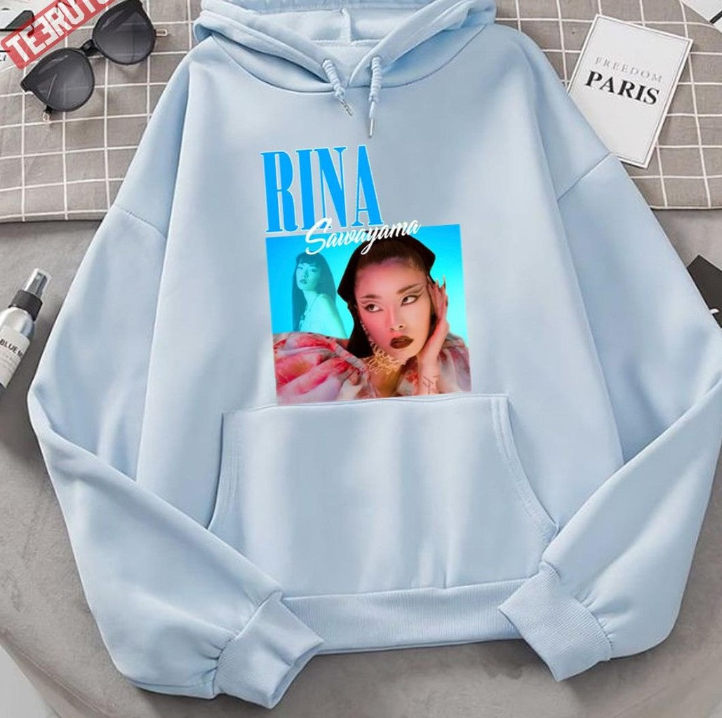 Rina Sawayama Vintage 90s Hip-Hop Graphic Unisex Hoodie - T-Shirt, Sweatshirt, Hoodie