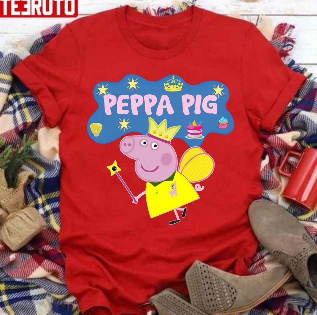 Prince Peppa Funny Fairy Unisex T-Shirt - T-Shirt, Sweatshirt, Hoodie