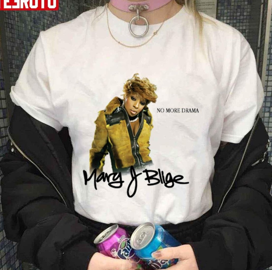No More Drama Mary J Blige Vintage Graphic Unisex T-Shirt - T-Shirt, Sweatshirt, Hoodie