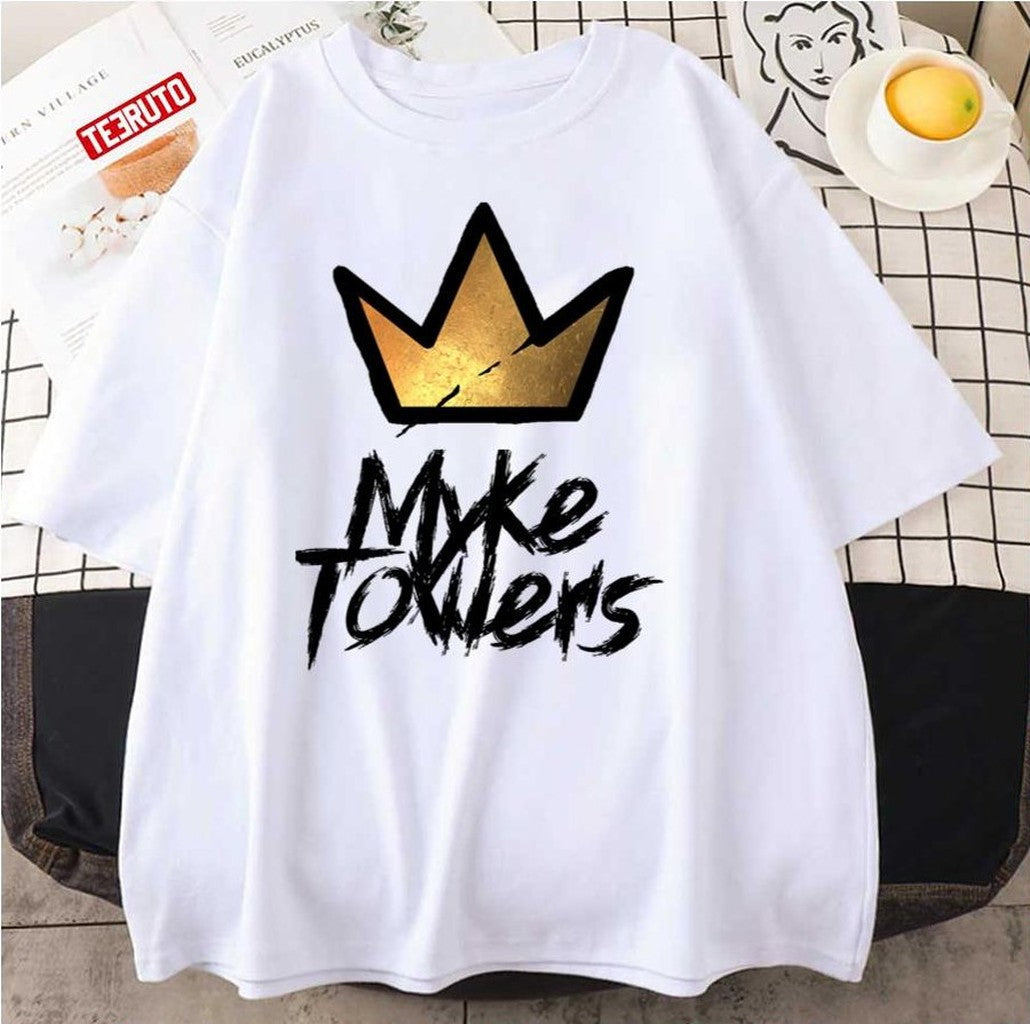 Myke Towers Tag &amp; Graffiti Crown Unisex T-Shirt - T-Shirt, Sweatshirt, Hoodie