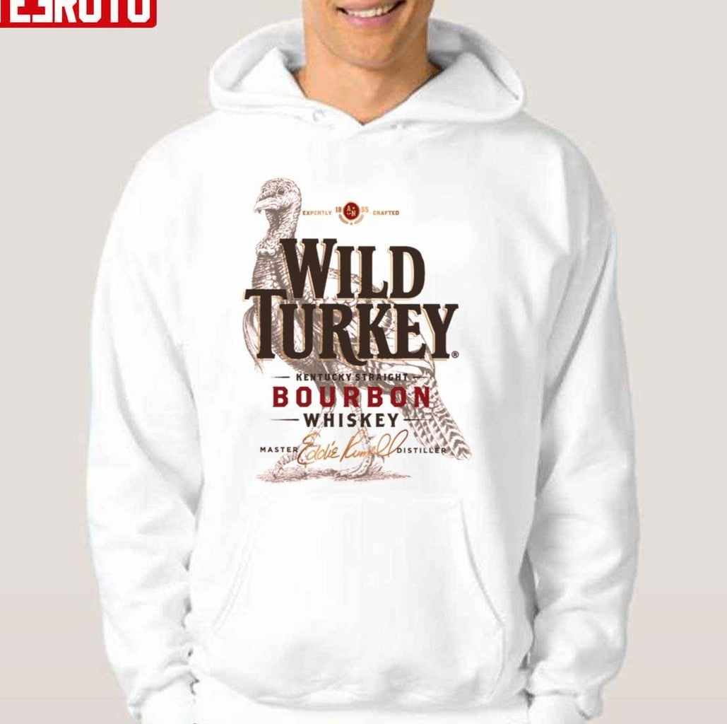 Retro Wild Turkey Kentucky Straight Bourbon Whiskey Unisex Hoodie - T-Shirt, Sweatshirt, Hoodie
