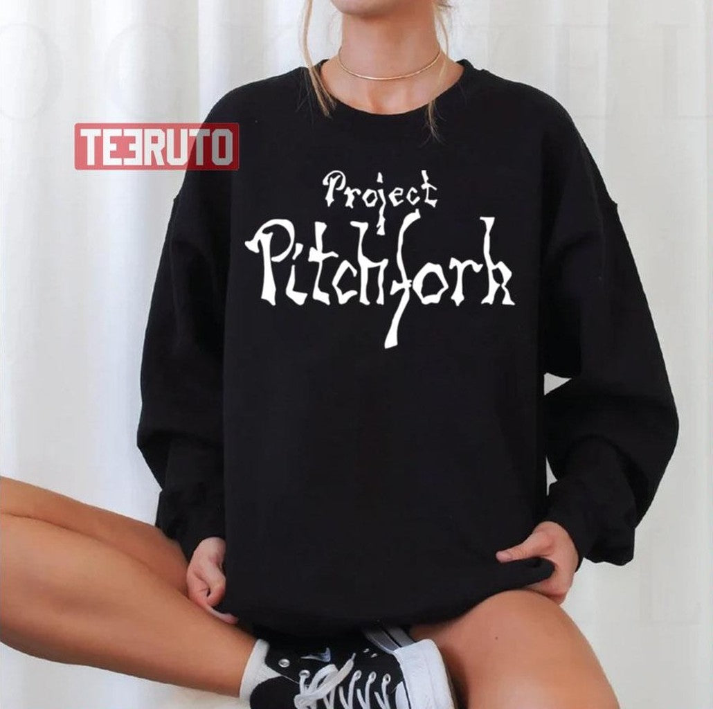 Project Pitchfork White Logo She Past Away Unisex Sweatshirt - T-Shirt, Sweatshirt, Hoodie