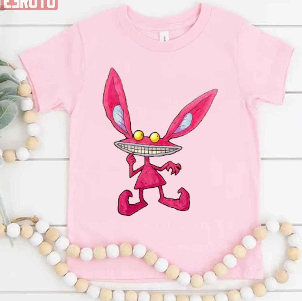 Pink Monster Aaahh Real Monsters Oblina Unisex T-Shirt - T-Shirt, Sweatshirt, Hoodie
